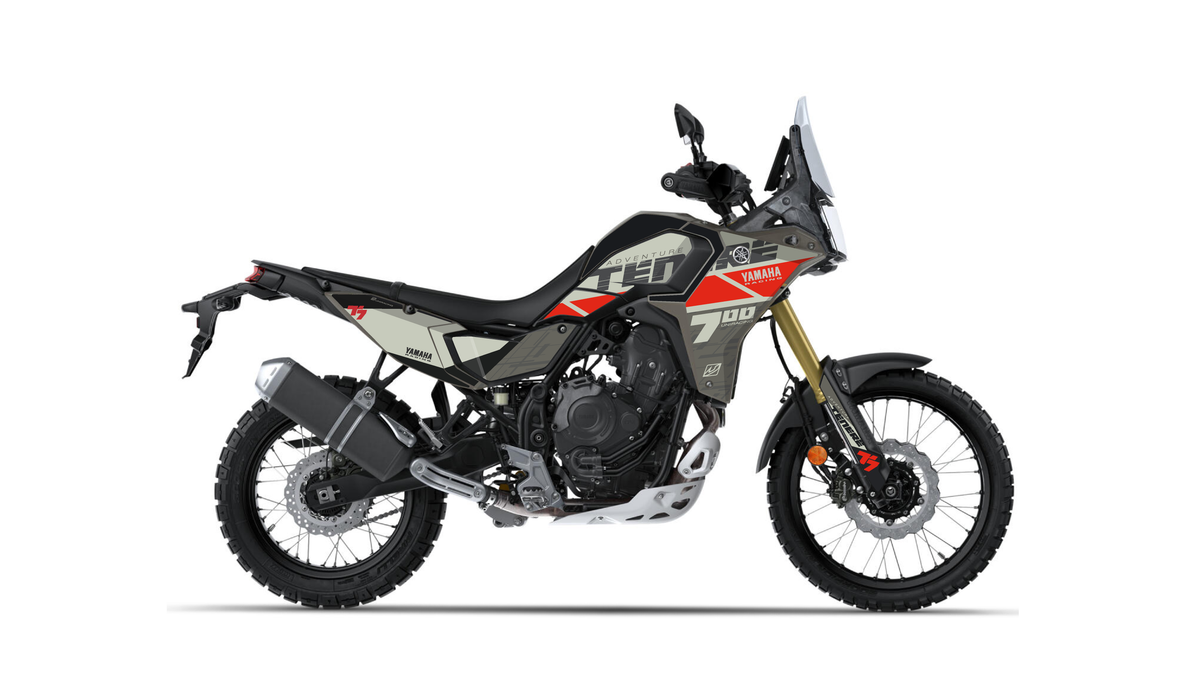 Yamaha Ténéré 700 2025–2026 Graphics Kit – Rally Ember