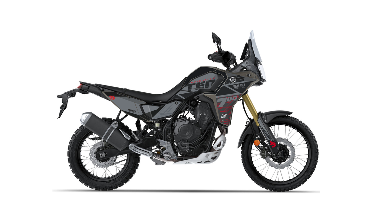 Yamaha Ténéré 700 2025–2026 Graphics Kit – Carbon Wine