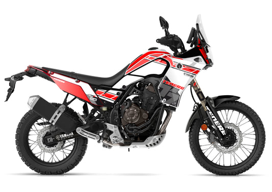 Kit Adhesivos Yamaha Tenere 700 2019 - 2024 - Racing White - 60 aniversario