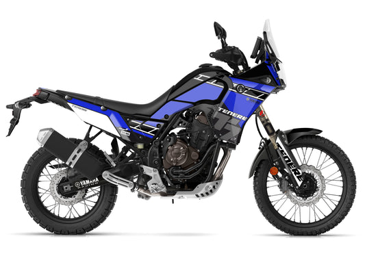 Kit Adhesivos Yamaha Tenere 700 2019 - 2024 - Official Blue - 60 aniversario