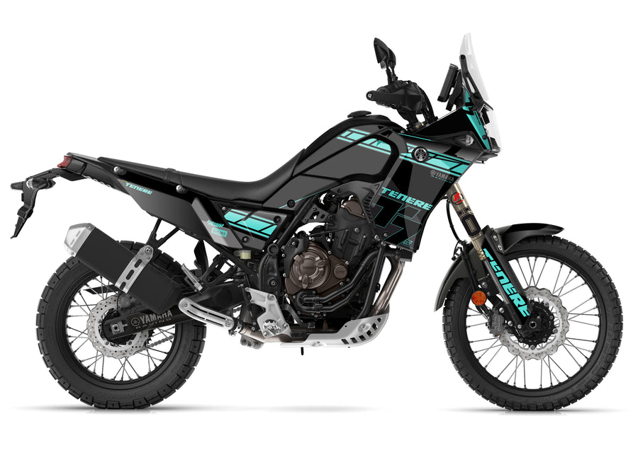 YAMAHA TENERE 700 60. JUBILÄUM AUFKLEBER-SET (2019–2023)

