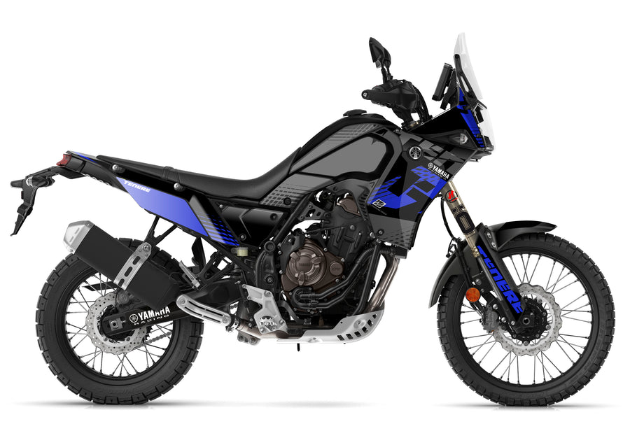 Aufkleber-Set für Yamaha Tenere 700 2019–23 (Adventure-Grafik).