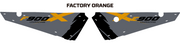 Juego de dos tapas laterales F900 X — BMW F900 GS 2026 Factory Orange