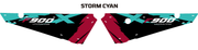 Juego de dos tapas laterales F900 X — BMW F900 GS 2026 Storm Cyan