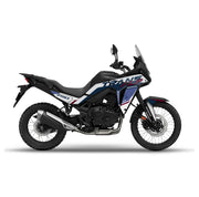 Honda Transalp 750 Atlantic Blue — base negra