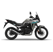 Honda Transalp 750 Alpine Mint — base gris