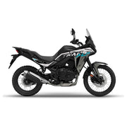 Honda Transalp 750 Alpine Mint — base negra
