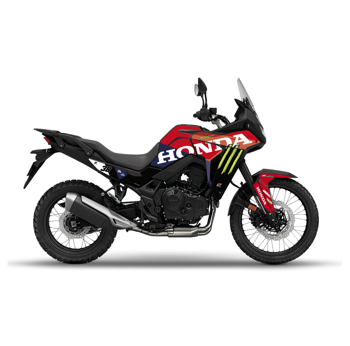 Kit adhesivos Honda Transalp 750 Réplica Kirian Mirabet 2026