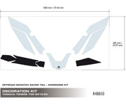 Off Road Scratch Saver Tenere 700 Tail + Swingarm kit - Uniracing #yamaha #yamahatenere #t7 #yamahat7 #yamahatenere700 #tenere700 #tenere #tenere700rally #uniracing #stickersforyouradventure