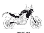 KIT Yamaha Tenere 700 Adventure Yellow/Red/Blue - Uniracing #yamaha #yamahatenere #t7 #yamahat7 #yamahatenere700 #tenere700 #tenere #tenere700rally #uniracing #stickersforyouradventure