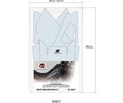 Off Road Scratch Saver for Honda Africa Twin 2020-21. Tank Kit - Uniracing #honda #africatwin #hondaafricatwin #crf1000l #crf1100 #africatwinadventuresports #crf1100africatwin #uniracing #stickersforyouradventure