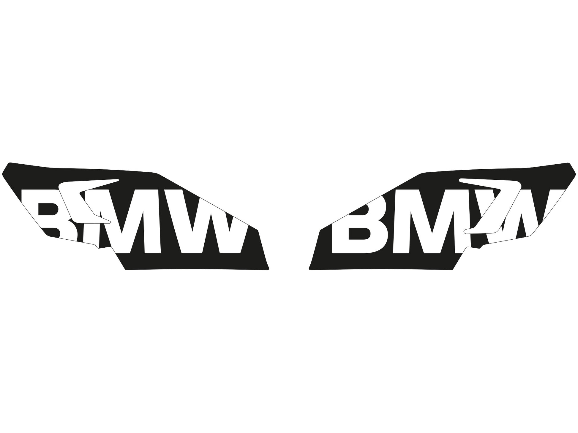 BMW R1200 GS & R1250GS Tank Side Cover sticker - Uniracing