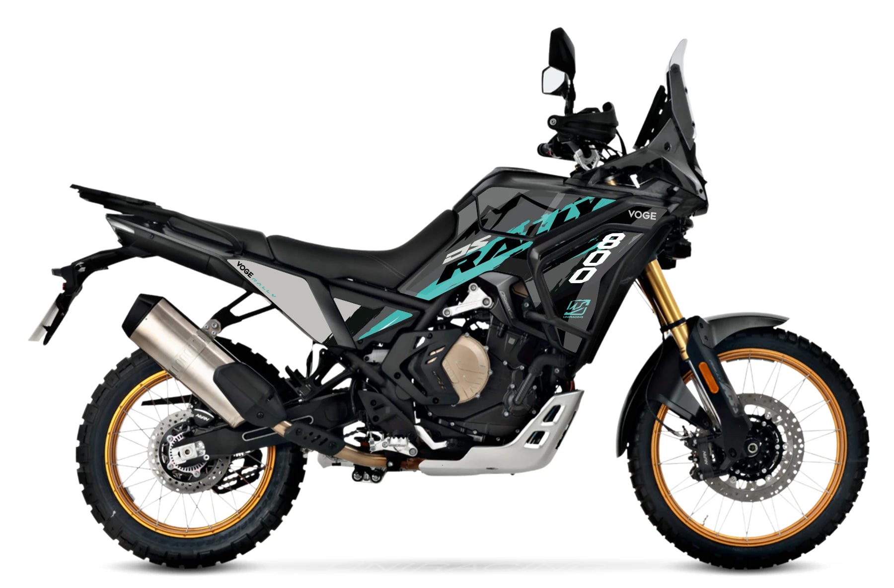 Voge DS800 Rally con kit Cyan