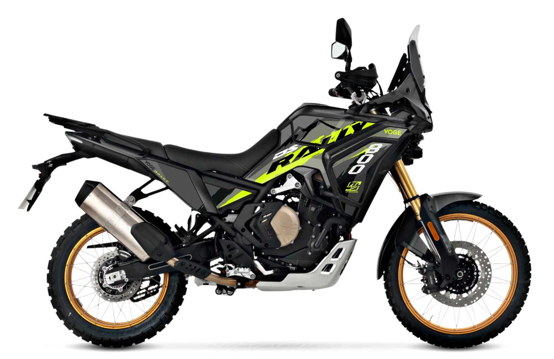 Voge DS800 Rally con kit Racing Lime