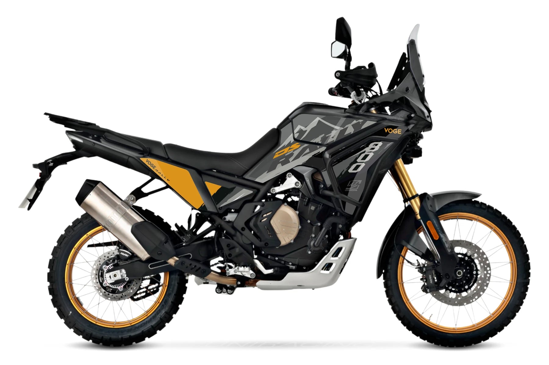 Voge DS800 Rally con kit Desert Yellow